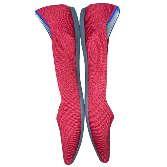 Rothy's The Point Flat in Chili Red Size: W11 - Picture 3 of 7